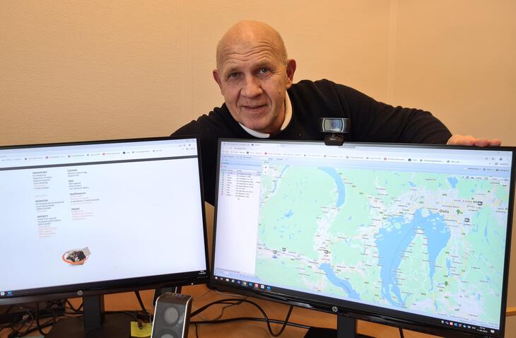 Svein Gulbrandsen är väldigt nöjd med Locus och deras transportadministrationssystem (TA-system) Log:Nett.